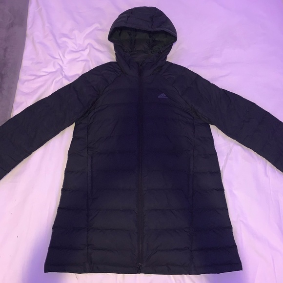 adidas Women's Climawarm Hooded Jacket - Picture 1 of 4